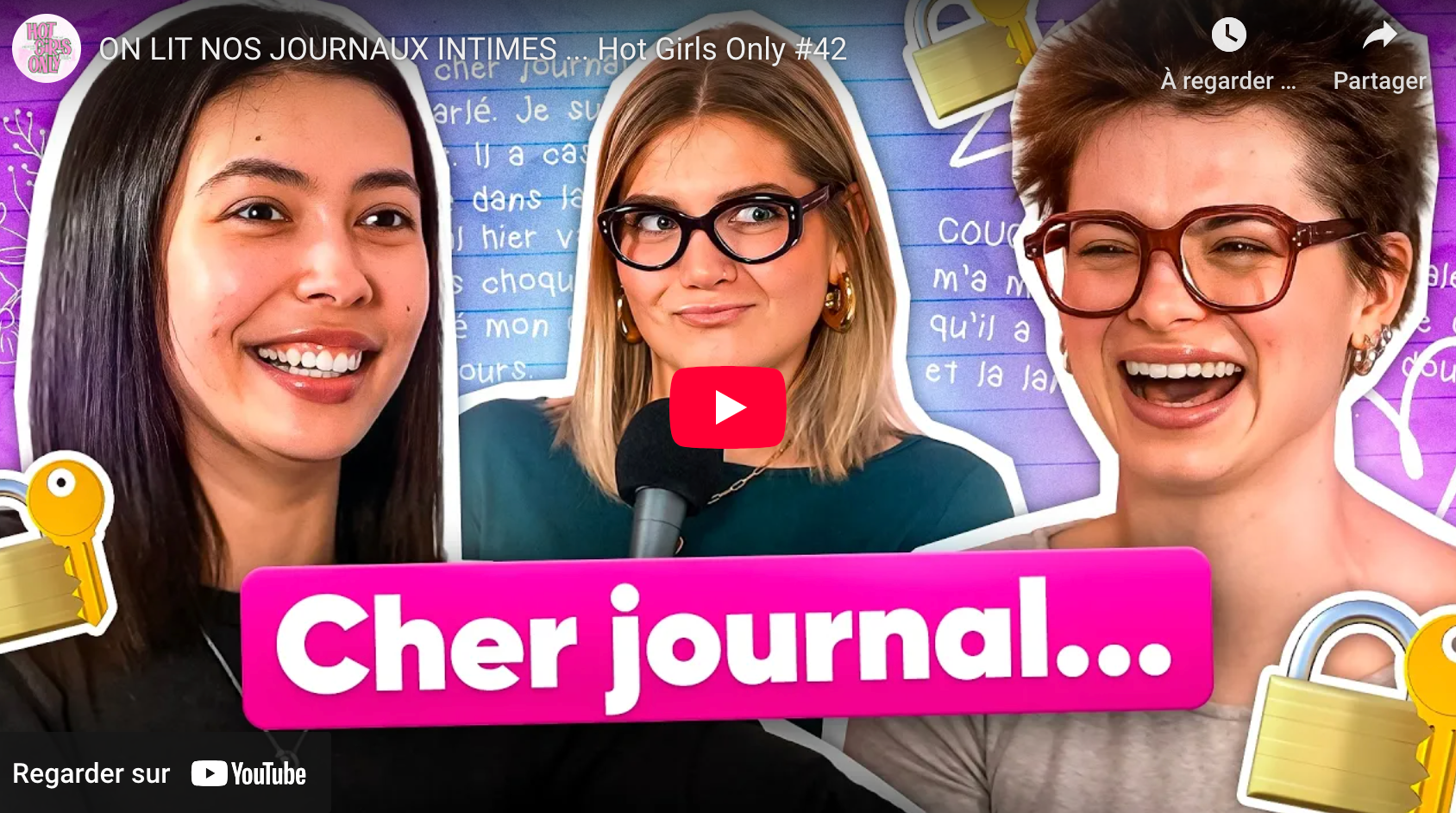 ON LIT NOS JOURNAUX INTIMES ... Hot Girls Only #42